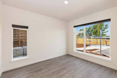 Floor plan for 2 beds, 2 baths, 855 sqft
